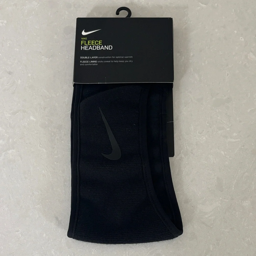 🔵 Nike Black Fleece Headband